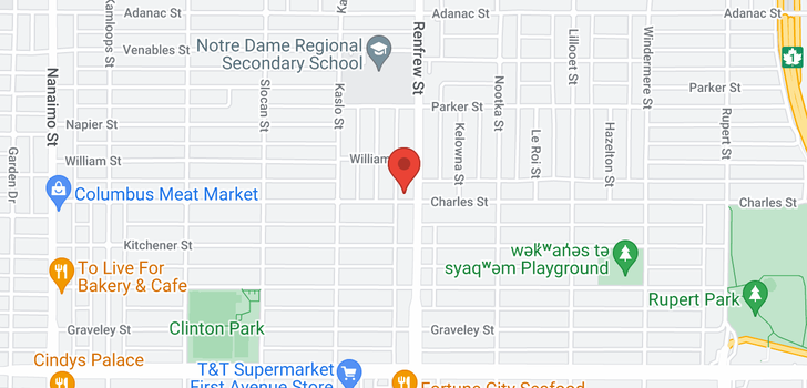 map of 2881 CHARLES STREET